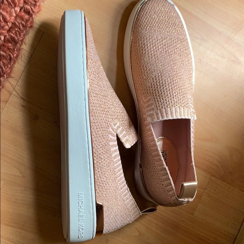Michael Kors Pink Knit Flats - Picture 2 of 4